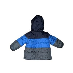 OshKosh B'gosh Navy and Gray Hooded Jacket